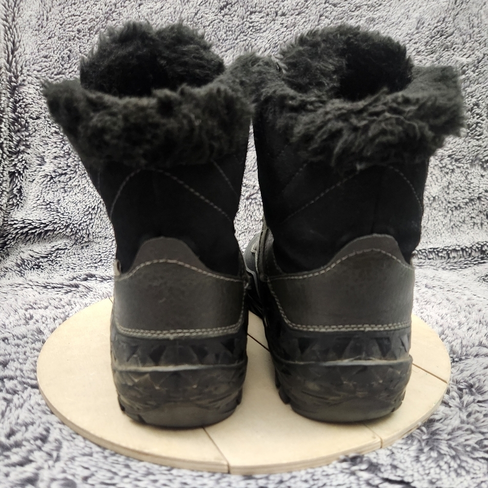 Merrell Winter Boots Womens Size 8 Black Snow Fleece Lined Insulated Waterproof - Picture 7 of 9